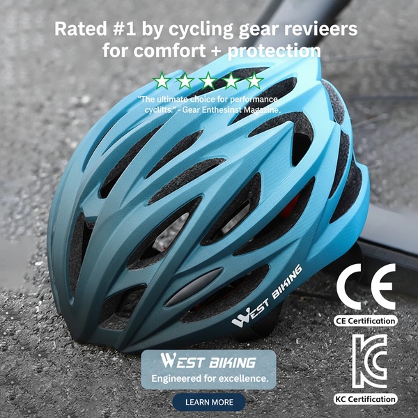 bike helmet, cycling helmet, bicycle helmet, safety helmet, protective helmet, sports helmet, social proof, brand awareness, outdoor, trustworthy, blue, neutral